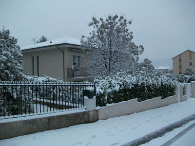 Sous la neige