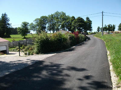 Acc�s terrain/maison.
